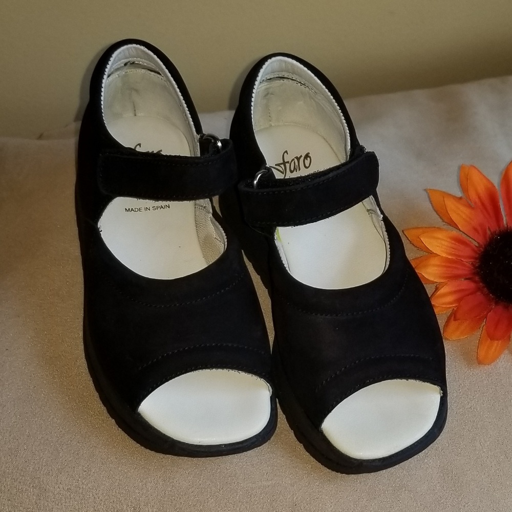 Black Suede Sandals